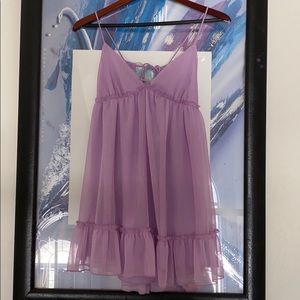 kayden chiffon frill dress
